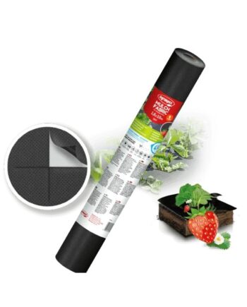 Мулчираща агротъкан Agro Marina™ за ягоди с готови отвори през 33 см. Плътност 50 g/m², UV стабилизация и добра пропускливост на вода и въздух.