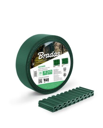 Оградна лента Bradas, 4,75 см × 35 м – зелена